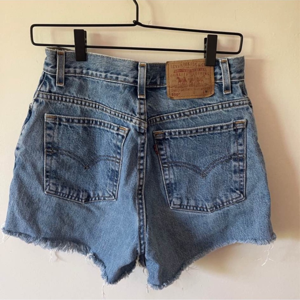 Levi's Light Blue Denim Cutoff Shorts